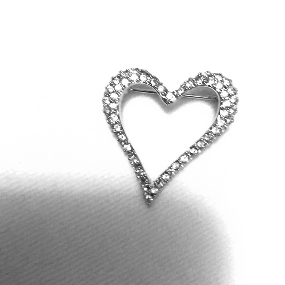 Heart brooch